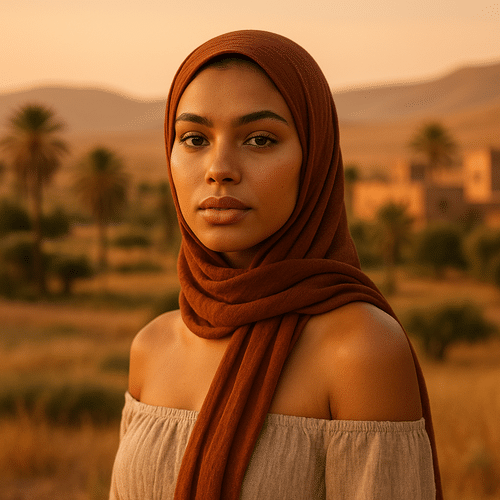 alt_text : Paysage estival marocain avec couleurs chaudes, beauté naturelle, ambiance apaisante et moderne.